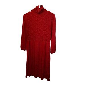 I.N. Studio Large Red Sweater Dress